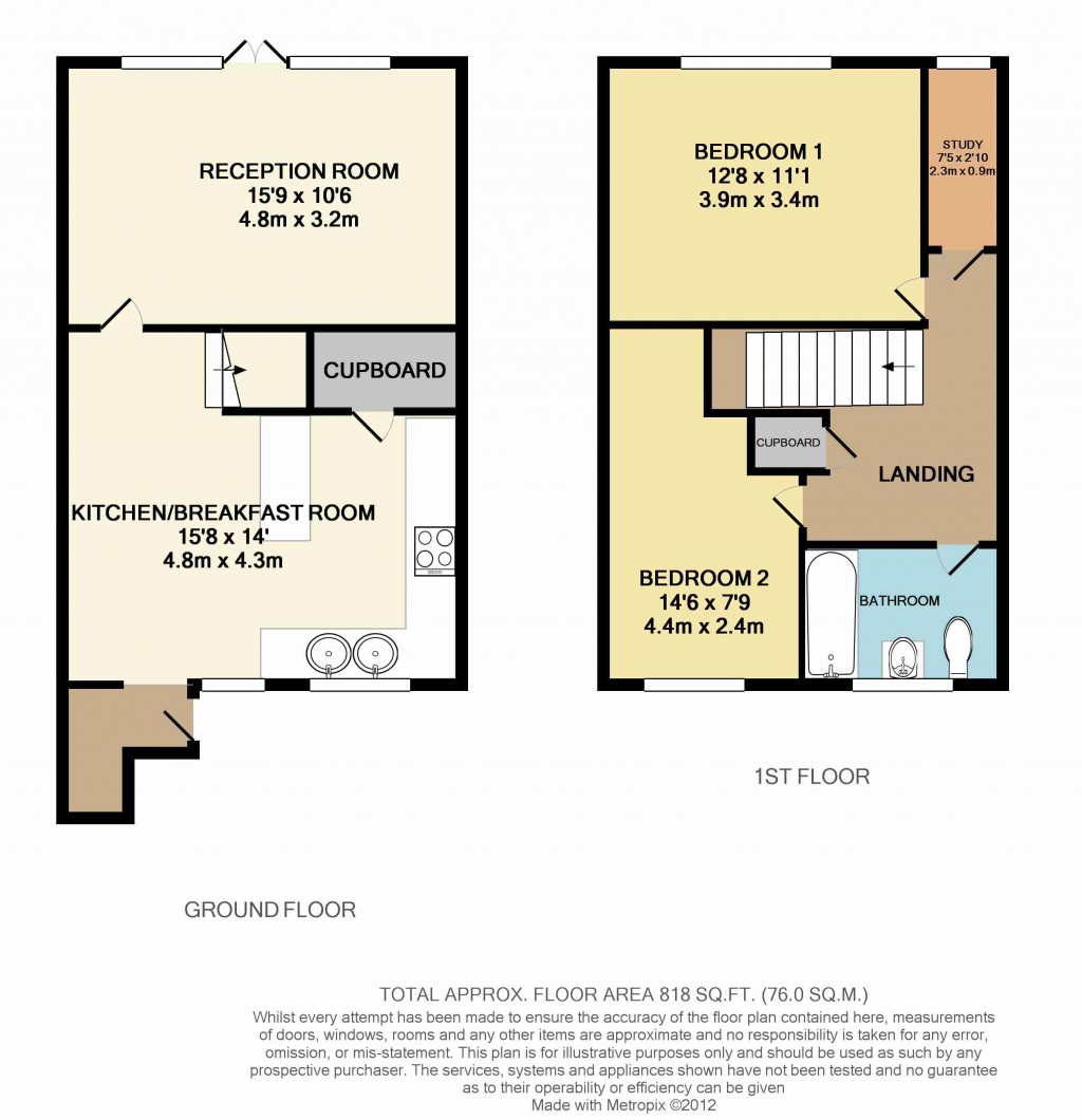 Floorplans For Village Way, Beckenham