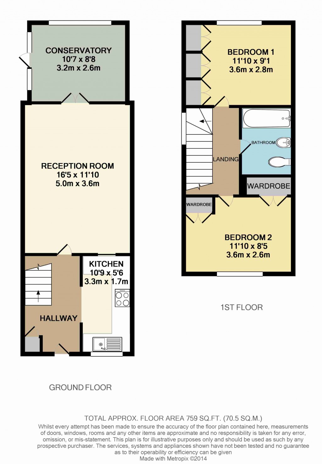 Floorplans For Shirley Crescent, Beckenham