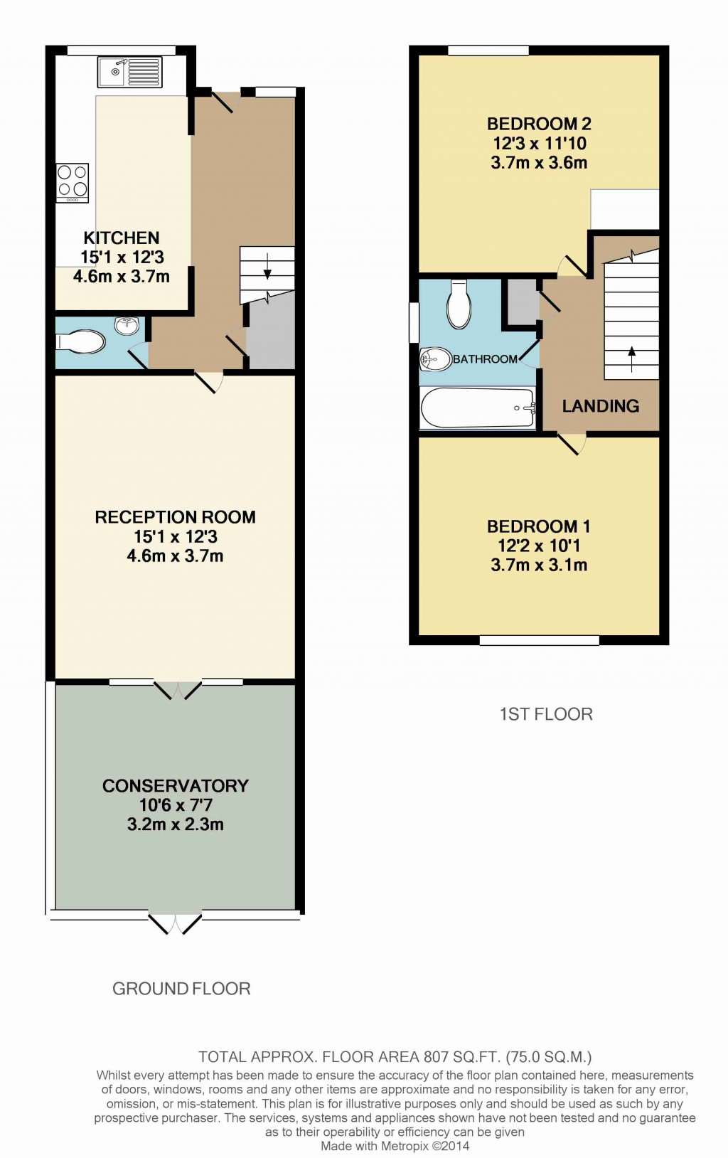 Floorplans For Eden Park Avenue, Beckenham