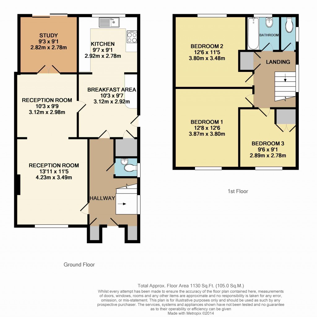 Floorplans For Beck Lane, Beckenham