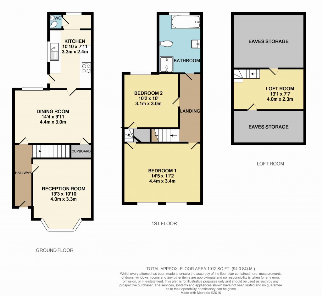 Floorplans For Park End, Bromley