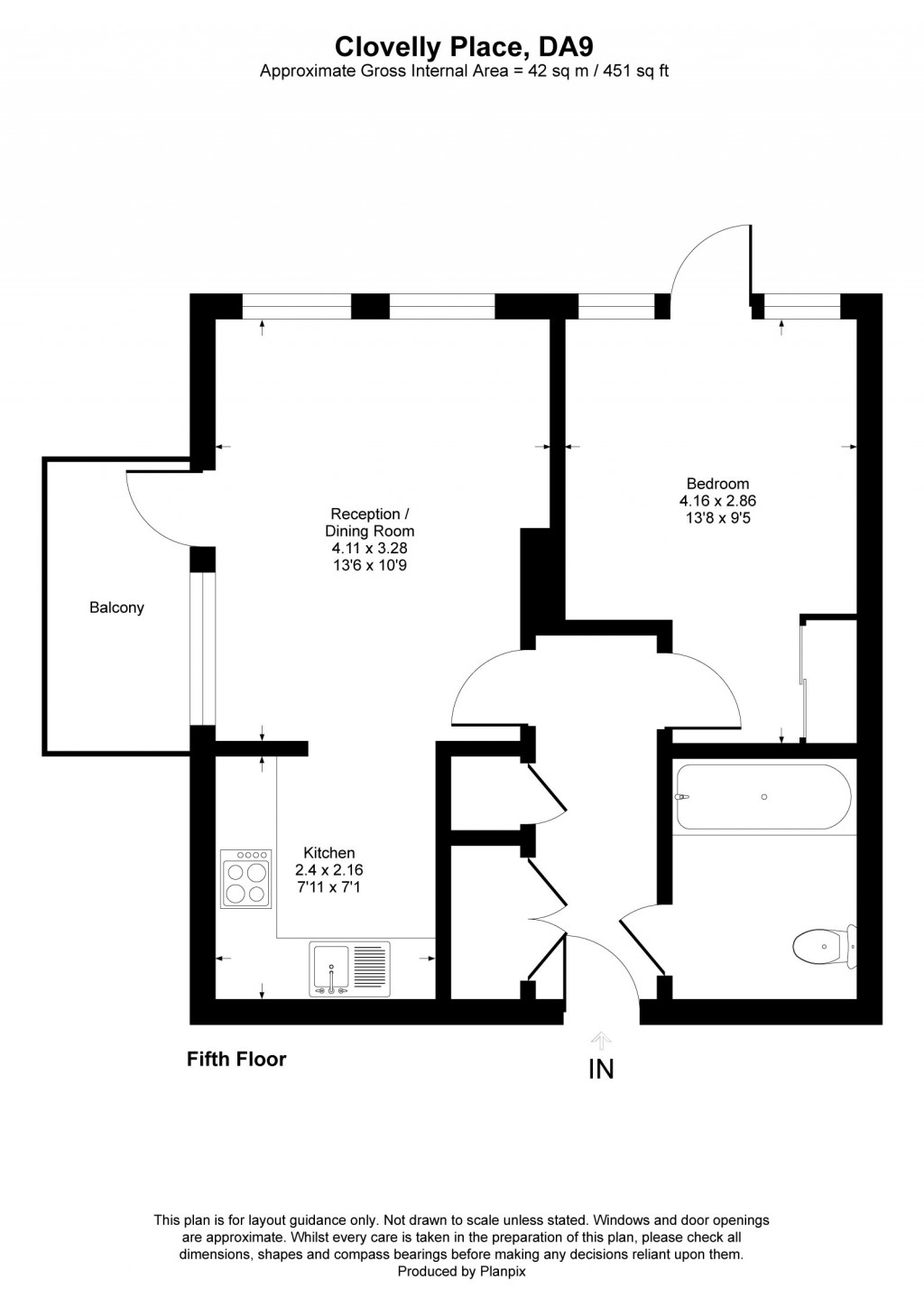 Floorplans For Darbyshire House, Clovelly Place, Greenhithe