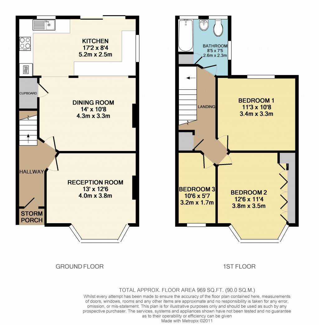 Floorplans For Winlaton Road, Bromley