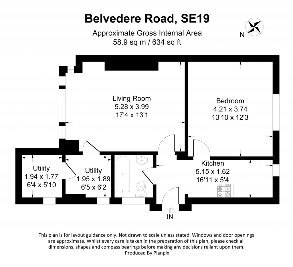 Floorplans For Belvedere Road, 90 Belvedere Road, London