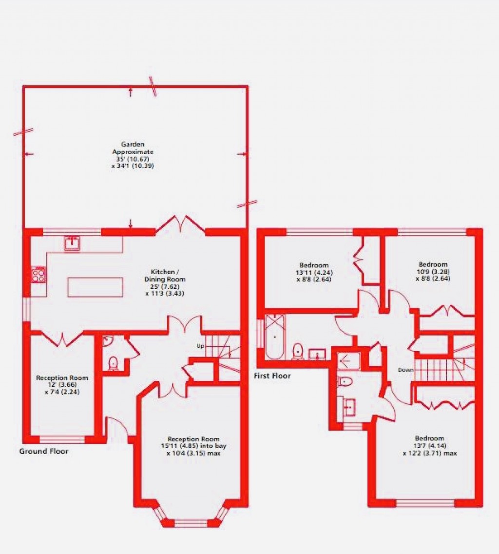 Floorplans For Convent Close, Beckenham