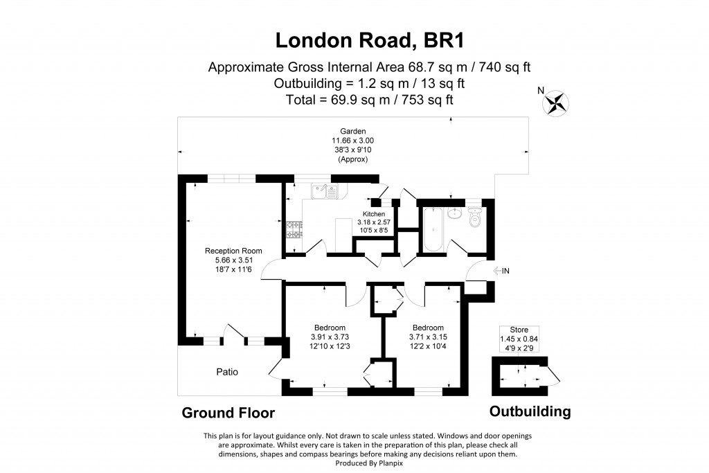 Floorplans For London Road, Bromley